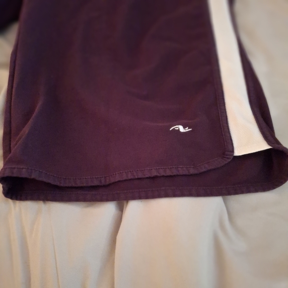 Athletic Works Women's Purple And White Cropped Sweat Pants - Picture 4 of 7